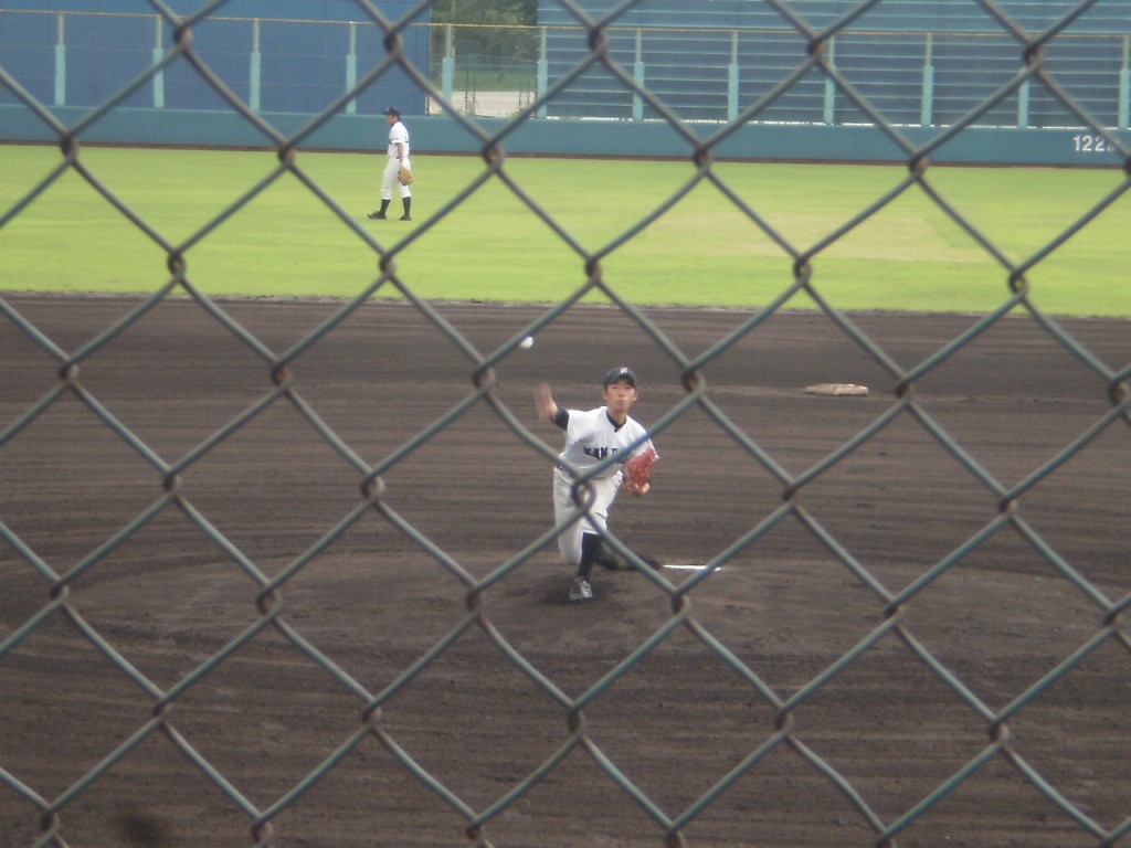 亀岡先発の斎藤投手