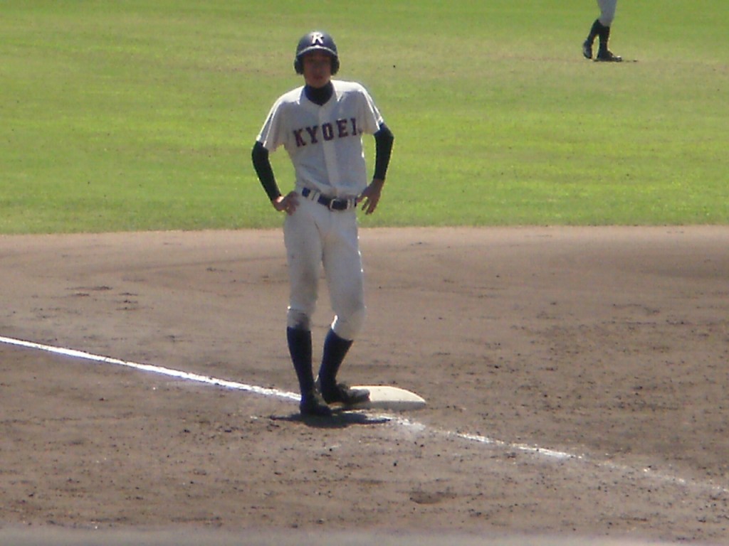 タイムリー3塁打の菅田選手