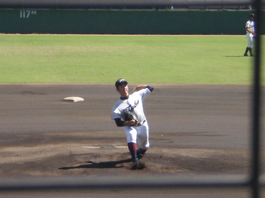 鳥羽先発の山田投手